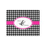 Houndstooth w/Pink Accent Jigsaw Puzzles (Personalized)