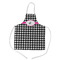 Houndstooth w/Pink Accent Kid's Aprons - Medium Approval