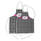 Houndstooth w/Pink Accent Kid's Aprons - Parent - Main