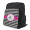 Houndstooth w/Pink Accent Kid's Backpack - MAIN