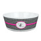 Houndstooth w/Pink Accent Kids Bowls - Main