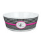 Houndstooth w/Pink Accent Kid's Bowl (Personalized)
