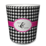Houndstooth w/Pink Accent Plastic Tumbler 6oz (Personalized)