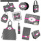 Houndstooth w/Pink Accent Kitchen Accessories & Decor