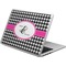 Houndstooth w/Pink Accent Laptop Skin