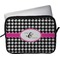 Houndstooth w/Pink Accent Laptop Sleeve (13" x 10")