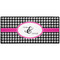 Houndstooth w/Pink Accent Large Gaming Mats - APPROVAL