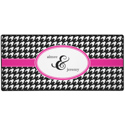 Houndstooth w/Pink Accent 3XL Gaming Mouse Pad - 35" x 16" (Personalized)