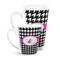 Houndstooth w/Pink Accent Latte Mugs Main