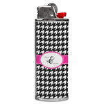 Houndstooth w/Pink Accent Case for BIC Lighters (Personalized)
