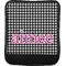 Houndstooth w/Pink Accent Luggage Handle Wrap (Approval)