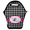 Houndstooth w/Pink Accent Lunch Bag - Front