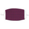 Houndstooth w/Pink Accent Adult Cloth Face Mask - XLarge