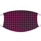 Houndstooth w/Pink Accent Cloth Face Mask (T-Shirt Fabric) (Personalized)