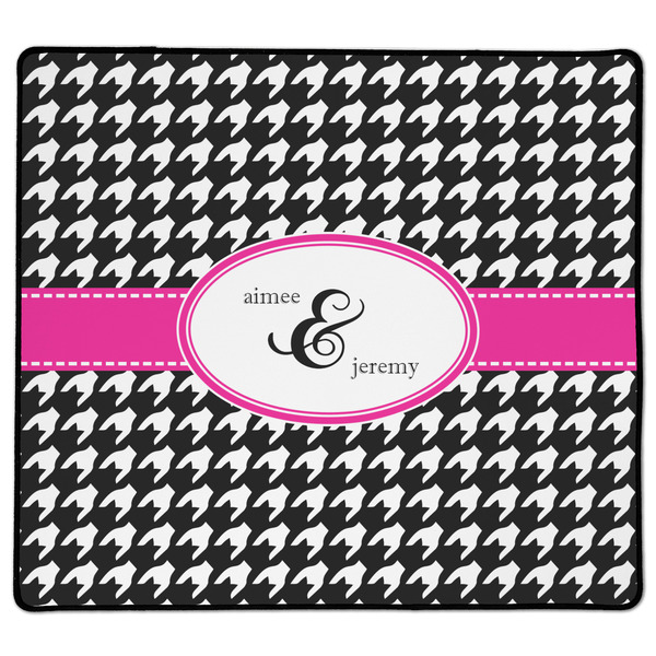 Houndstooth w/Pink Accent Medium Gaming Mats - APPROVAL