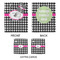Houndstooth w/Pink Accent Medium Gift Bag - Approval