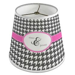 Houndstooth w/Pink Accent Empire Lamp Shade (Personalized)