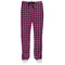 Houndstooth w/Pink Accent Men's Pjs Front - on model