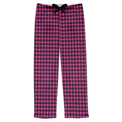 Houndstooth w/Pink Accent Mens Pajama Pants - XL