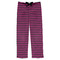 Houndstooth w/Pink Accent Mens Pajama Pants - Flat