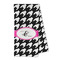 Houndstooth w/Pink Accent Kitchen Towel - Microfiber (Personalized)