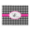 Houndstooth w/Pink Accent Microfiber Screen Cleaner - Front