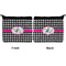 Houndstooth w/Pink Accent Neoprene Coin Purse - Front & Back (APPROVAL)