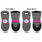 Houndstooth w/Pink Accent Neoprene Oven Mitt - Set of 2 - Approval