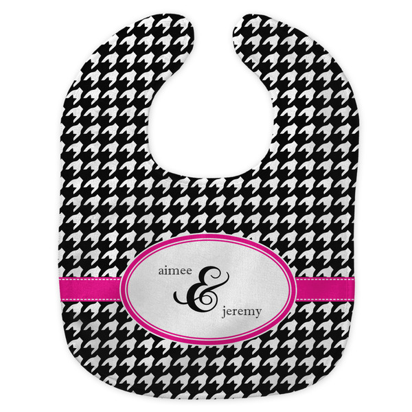 Houndstooth w/Pink Accent New Bib Flat Approval