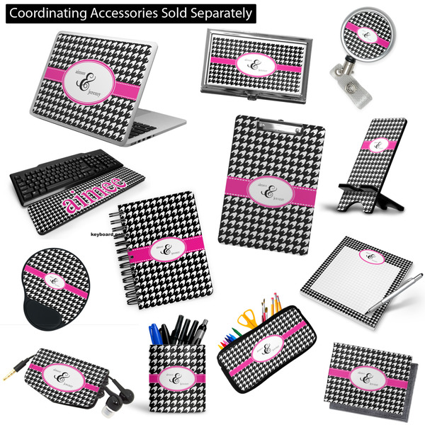 Houndstooth w/Pink Accent Office & Desk Accessories