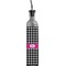 Houndstooth w/Pink Accent Oil Dispenser Bottle (Personalized)