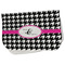 Houndstooth w/Pink Accent Old Burp Folded