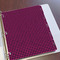 Houndstooth w/Pink Accent Page Dividers - Set of 5 - In Context