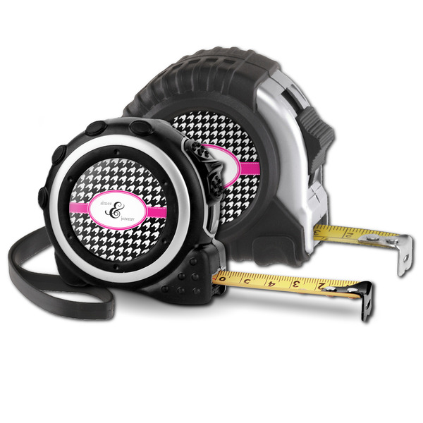Houndstooth w/Pink Accent Parent tape measure