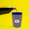 Houndstooth w/Pink Accent Party Cup Sleeves - without bottom - Lifestyle