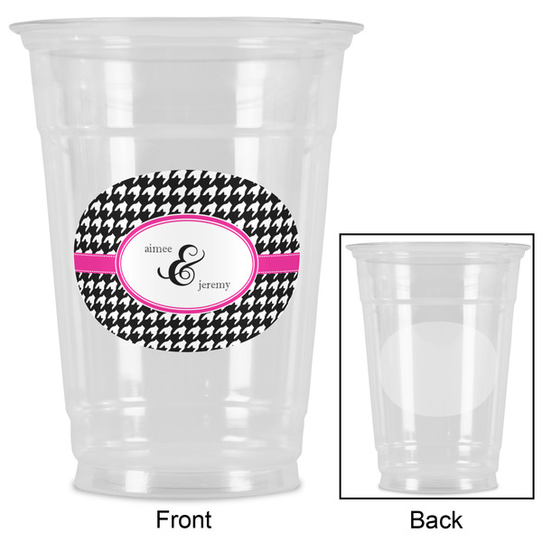 Houndstooth w/Pink Accent Party Cups - 16oz - Approval