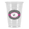 Houndstooth w/Pink Accent Party Cups - 16oz - Front/Main