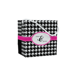 Houndstooth w/Pink Accent Party Favor Gift Bags - Gloss (Personalized)