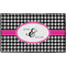 Houndstooth w/Pink Accent Personalized - 60x36 (APPROVAL)
