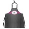 Houndstooth w/Pink Accent Personalized Apron