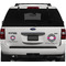 Houndstooth w/Pink Accent Personalized Car Magnets on Ford Explorer