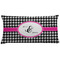 Houndstooth w/Pink Accent Personalized Pillow Case