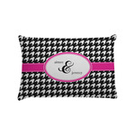 Houndstooth w/Pink Accent Pillow Case - Standard (Personalized)