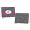 Houndstooth w/Pink Accent Postcard - Front and Back