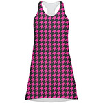 Houndstooth w/Pink Accent Racerback Dress