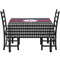 Houndstooth w/Pink Accent Tablecloth (Personalized)