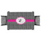 Houndstooth w/Pink Accent Tablecloth - 58"x58" (Personalized)