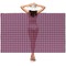Houndstooth w/Pink Accent Sheer Sarong