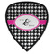 Houndstooth w/Pink Accent Shield Patch
