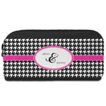 Houndstooth w/Pink Accent Shoe Bag (Personalized)